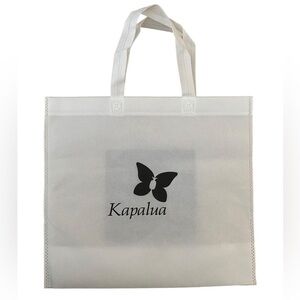 NEW KAPALUA Maui White & Black Tote Bag